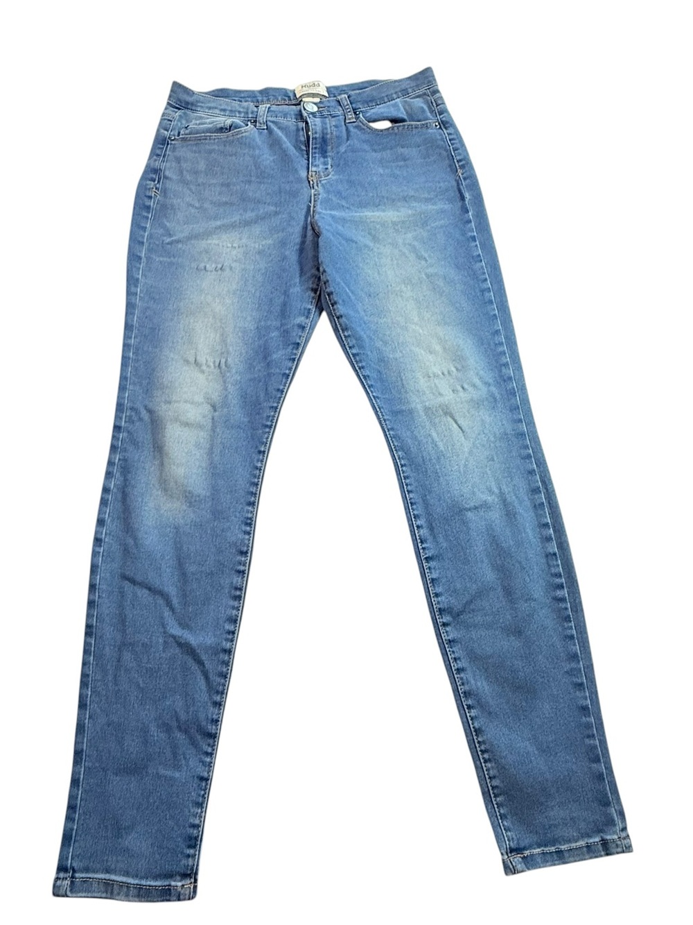 Mudd Womens / Juniors Size 11 Jegging Fit Light Medium Wash Stretch Jeans 31x28.